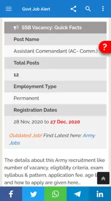 Govt Job Alert android App screenshot 2