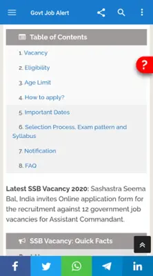 Govt Job Alert android App screenshot 3