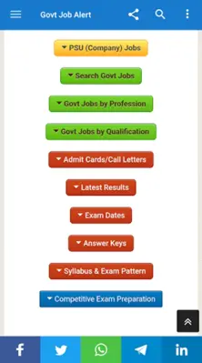 Govt Job Alert android App screenshot 6